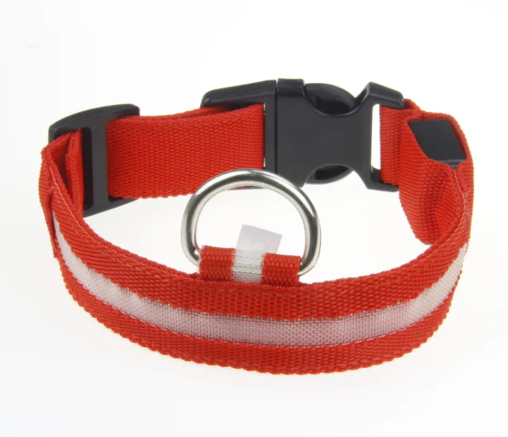LED Dog Collar — Rechargeable Night Safety Collar