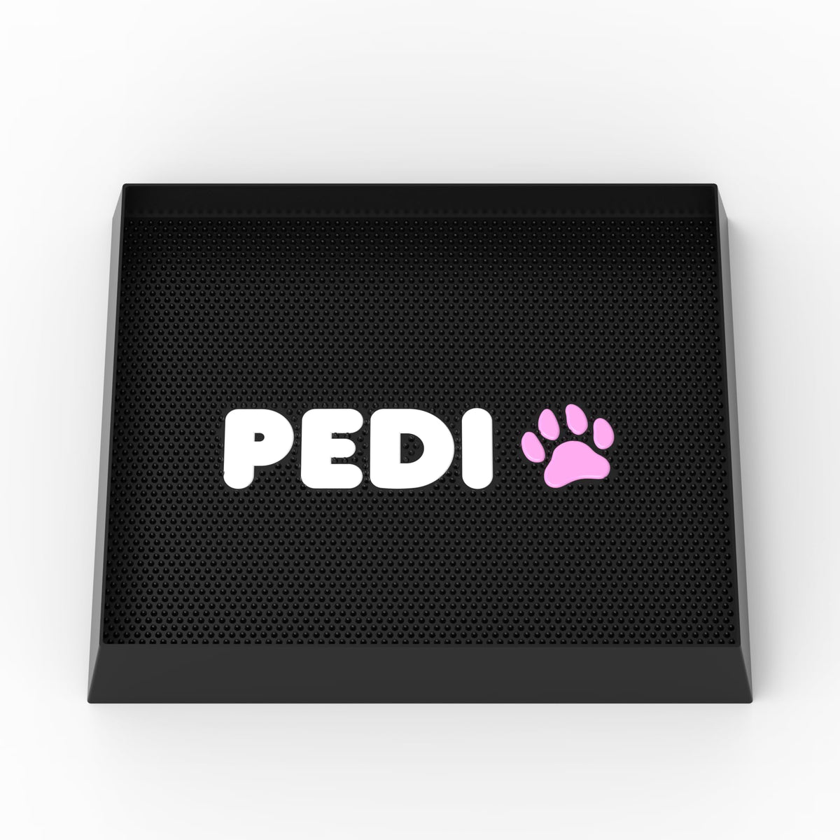 PediPaw Silicone Dog Paw Washer & Mat — 16"x14" Pink
