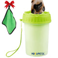 YOYUPETA Dog Paw Cleaner Dog Paw Washer Buddy Muddy Paw CleanerMedium Portable Silicone Pet Cleaning Brush Cup Pet Foot Washer for Small Medium Breed Dogs Free Towel Green