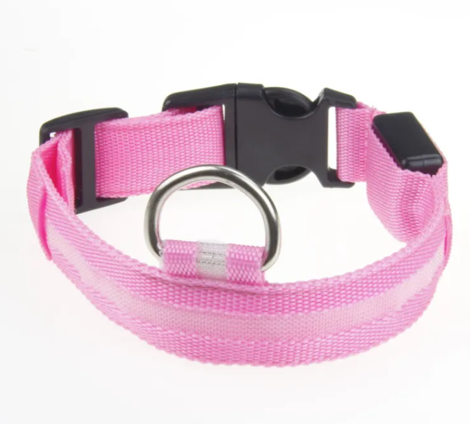 LED Dog Collar — Rechargeable Night Safety Collar
