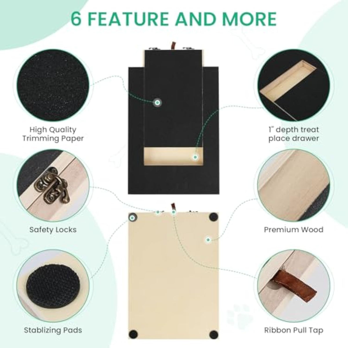 Dog Nail Grinder Board with Treat Box